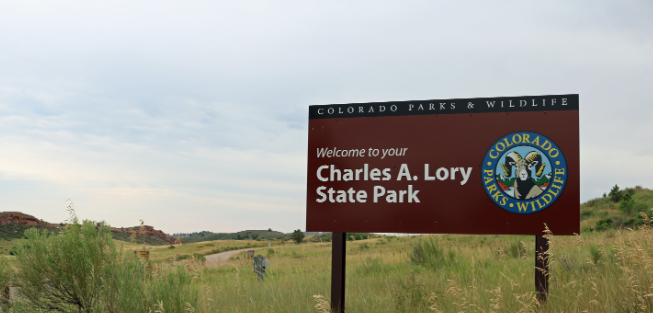 Lory state park sign