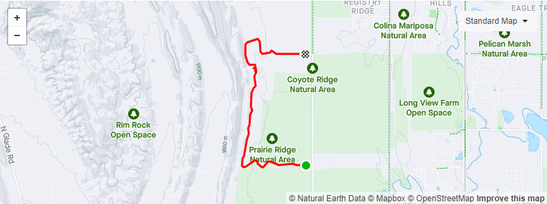 Prairie Ridge to Coyote Ridge